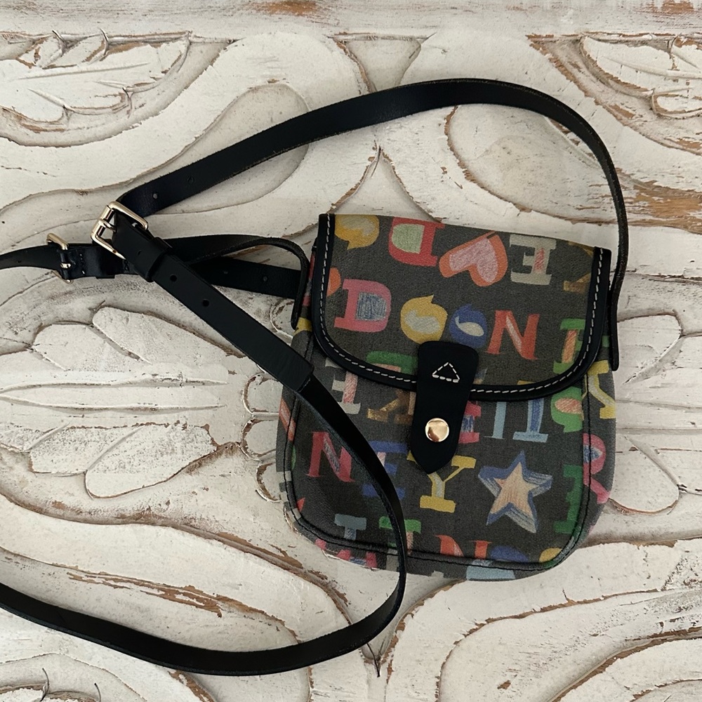 Dooney & Bourke Black Crayon Crossbody Bag - Picture 1 of 3